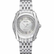 96R141 -- Bulova Tanglewood Precisionist Women's Diamond Watch