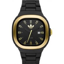 Adidas Unisex Black And Gold Seoul Watch Adh2581