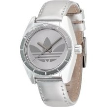 Adidas Women's Santiago Mini Silver Tone Watch Adh2778 Very Rare