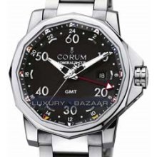 Admirals Cup GMT 44 (SS / Black / Bracelet)