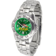 Alabama Birmingham Blazers Sport Steel Band AnoChrome-Ladies Watch