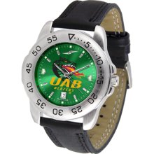 Alabama Birmingham Blazers Sport Leather Band AnoChrome-Men's Watch