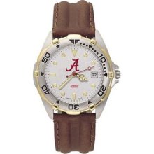 Alabama Crimson Tide Mens Watch Logo Art LogoArt All Star Leather Band