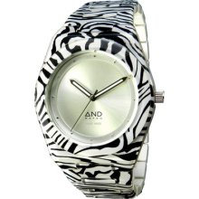 And Watch Aristotle Ladies Watch in White Circle Case