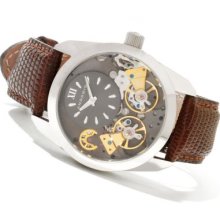 Android Men's Impetus Double Escapement Automatic Lizard Strap Watch