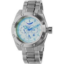 Android Men's Powerjet AD554BY Silver Stainless-Steel Automatic Watch with Blue Dial