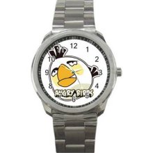 Angry Birds Unisex Silver-Tone Sports Metal Watch 06