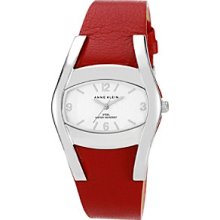 Anne Klein Women's Ak-1087svrd Leather Watch