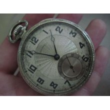 Antique Illinois 19 Jewel Pocket Watch Nice Clean Case