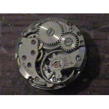 Antique Wristwatch Movement Cilindre Unusual For Repair