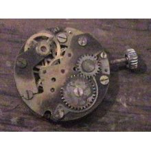 Antique Wristwatch Movement Cilindre Rare For Repair