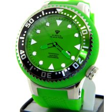 Aqua Master Chronometer Green Dial Mens Watch W313 1