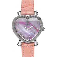 Aqua Master Diamond Watch Aqua Master Ladies Floating Diamond Heart Watches 63-8W