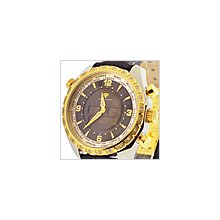 Aqua Master Digital World 0.75 ct Diamond Mens Yellow Watch