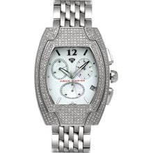 Aqua Master Men's Fancy Diamond Watch, 4.00 ctw