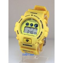 Aqua Master Shock Digital Watch Yellow