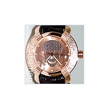 Aqua Master Skull Diamond Mens Watch 4444QR