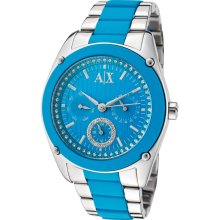 Armani Exchange Women's Blue Dial Watch AX5044