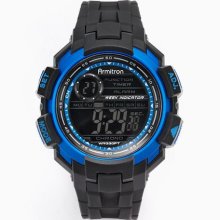 Armitron Black Resin Digital Chronograph Watch - 40/8258Blu - Men