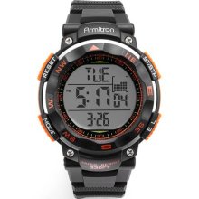 Armitron Black Resin Digital Chronograph Watch - 40/8254Org - Men