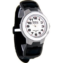 Armitron Mens White Luminous Instalite Dial Sport Black Velcro Watch 20/4014