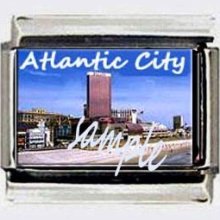 Atlantic City Nj Skyline Casino Gamble 9mm Italian Photo Cha