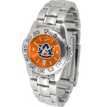 Auburn Tigers Sport Steel Band AnoChrome-Ladies Watch