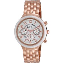 August Steiner Women's Swiss Quartz Multifunction Ceramic Bezel Watch (Ladies swiss quartz ceramic watch)