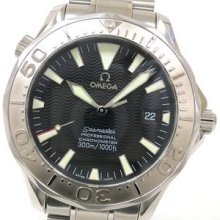 Auth Omega Seamaster Professional 300m 18kwg Wristwatch Mens 2230.50(bf043632)