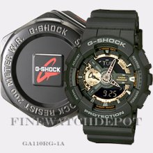 Authentic G-shock Classic X-large Rose Gold Digital Watch Ga110rg-1acr