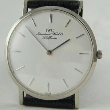 Authentic Iwc Portofino 18k White Gold Watch Ref 2010