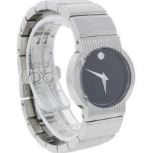 Authentic Sleek Movado Concerto Stainless Steel Ladies Watch Model 84.g4.1842