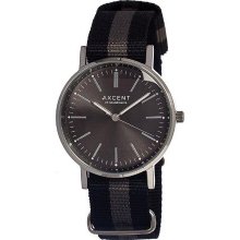 Axcent Two-Tone Axtx78004-13 Vintage Women'S Watch Primary Color Black Grey