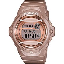 Baby-G Pink Champagne Series Bronze Ladies Watch - Pink