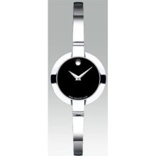 Bela Womens Stainless Steel Black Dial