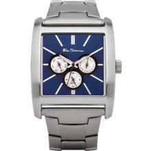 Ben Sherman Men's Quartz Watch With Blue Dial Analogue Display And Silver Stainless Steel Bracelet R848.00Bs