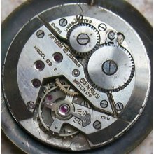 Benrus Model Bb2 Vintage Wristwatch Movement To Restore