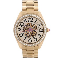 Betsey Johnson Leopard Flower Watch