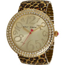 Betsey Johnson Oversized Leopard Expansion Watch - Leopard