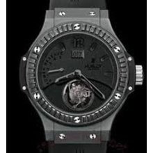 Big Bang Black Ceramic Tourbillon (Black Ceramic-Diamonds / Black / Rubber)