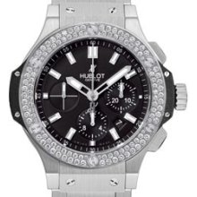 Big Bang Steel Diamonds (SS-Diamonds / Black / SS Bracelet)