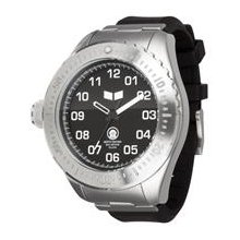 BLACK/BRUSHED/SILVER/BLACK ZR-4 DIVER by Vestal Watch, OS