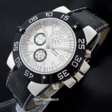 Black Geneva Patinum Men Watch Ge43sb