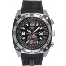 Bnib Torgoen Swiss T7 Mens Pilot Watch Black Dial 43mm Case T07301