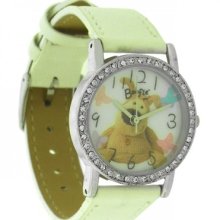 Boofle Bear Ladies Watch Cream Leatherette Strap Nb90609