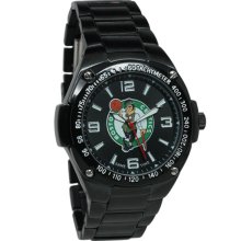 Boston Celtics watches : Boston Celtics Stainless Steel Warrior Watch - Black