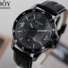 Boy London Leather Band Men' S Wrist Watch / Bld319 Korea Fashion Style