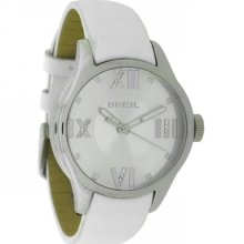 Breil Ladies Manta Watch - Tw0779 - White Leather Strap