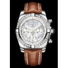 Breitling Chronomat 44 Steel Diamond Watch #435