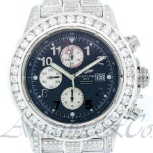 Breitling Chronometre 1884 Mens Diamond Watch 21.95 Ctw